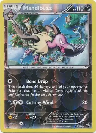 Fates Collide Mandibuzz #58/124 reverse holo